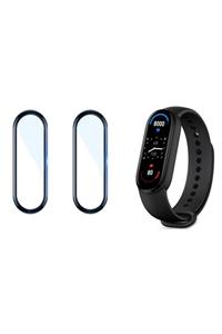 NANOSPACE Xiaomi Mi Band 6 Akıllı Bileklik Tam Kapatan 10d Ekran Koruyucu 2 Adet