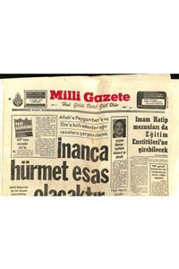 Gökçe Koleksiyon Milli Gazete Gazetesi 21 Mart 1974  Türkiye Arnavutluk Ticaret Protokolü İmzalandı