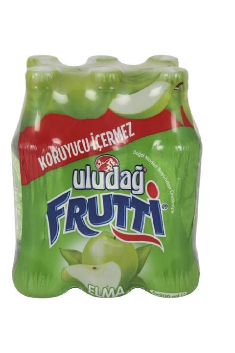 Uludağ Maden Suyu Elma Aromalı 200 ml 6'lı