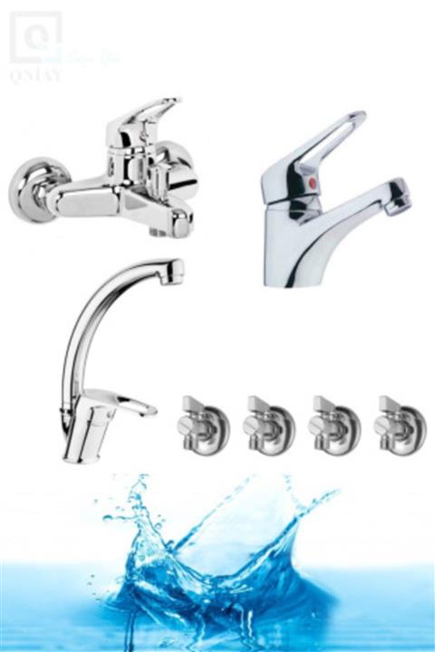 QNİAY Acr Kitre Batarya Takımı + 4 Adet Qnitema Filtreli Taharat Musluğu