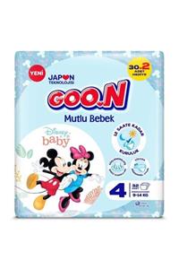 Goo.n Goon Bebek Bezi Mutlu Bebek Jumbo Paket 4 Beden 32 Li