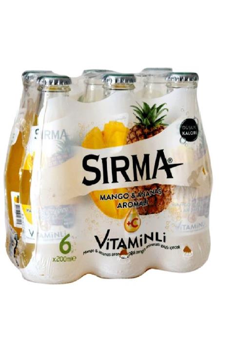 Sırma Soda Mango&Ananas Aromalı 200 ml 6'lı