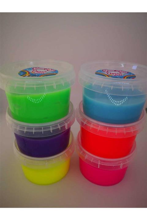 YumToys Oyun Jeli Yumtoys 6'li Renkli Slaym Hazır Slime 6x150gr