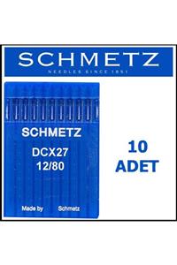 SCHMETZ Dcx27 Kn Overlok Makinesi Iğnesi 12/80 Numara