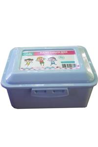 Qlüx Mahi Max Nano Lunch Box 2 Gözlü Beslenme Kabı 10x7cm - Mavi