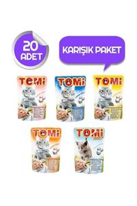 Tomi Pouch Kedi Konservesi 100 Gr ÖZEL PAKET 20'Li