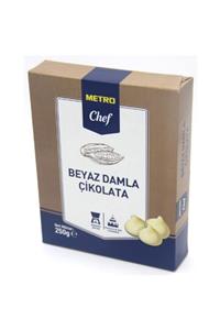 Metro Chef Beyaz Damla Çikolata 250 gr