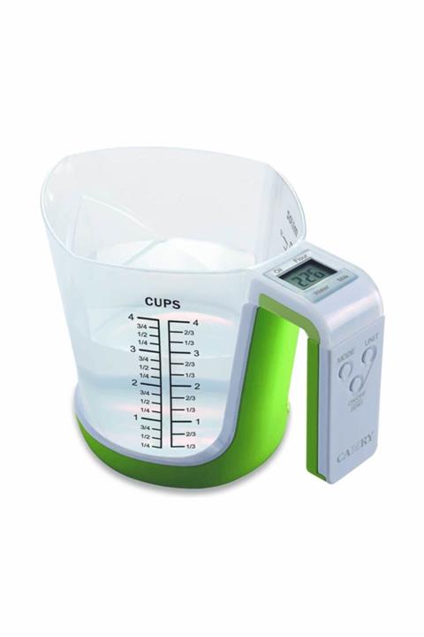 Premier Pks 284 Lcd Göstergeli Sıvı Ve Katı Dijital Mutfak Tartısı Yeşil