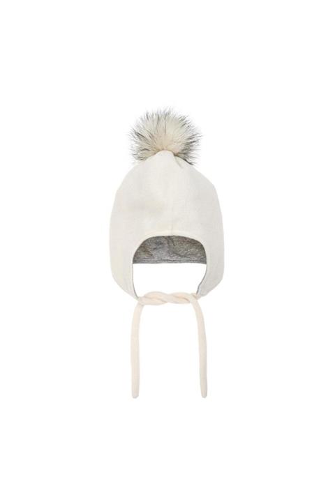 Petit Boom Bebek Kırık Beyaz Bere