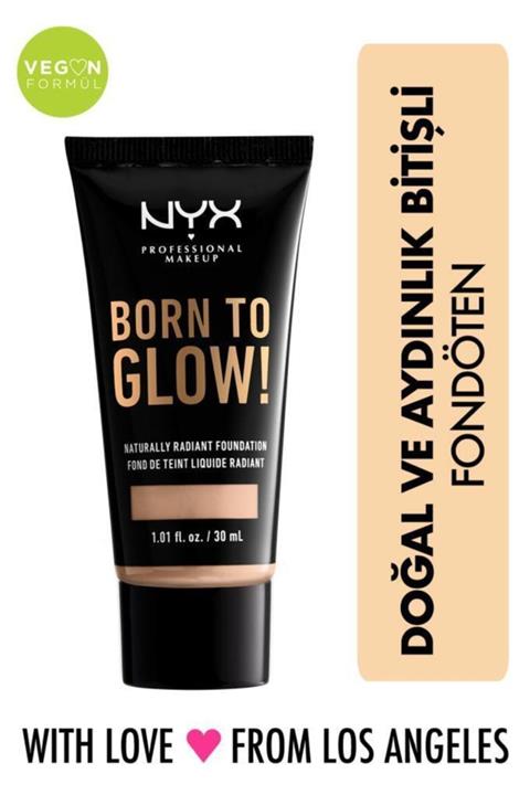 NYX Professional Makeup Fondöten - Born To Glow! Naturally Radiant Foundation 5 Light 800897190330
