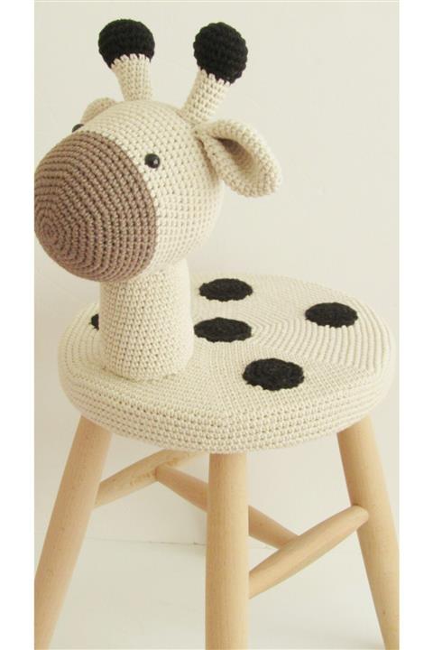 BY MİMİMU Amigurumi Zürafa Tabure