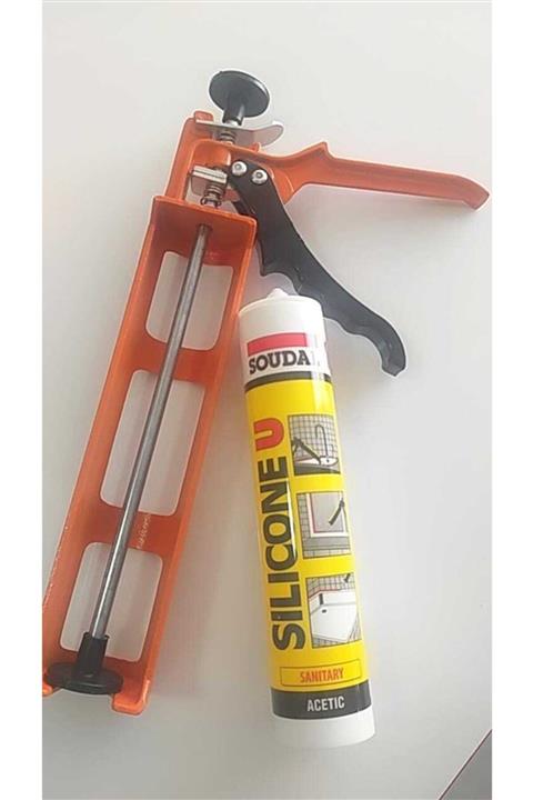 Soudal Silikon-mastik Tabancası + Şeffaf Silikon