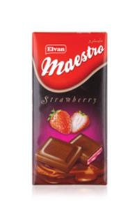 Elvan Maestro Tablet Çilekli 100 Gr. 1 Adet