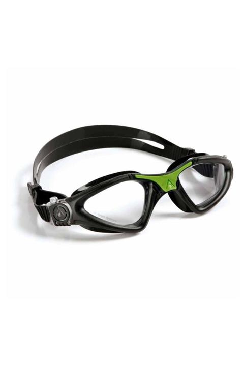 Aqua Sphere Kayenne Şeffaf Cam Siyah  Yeşil Çerçeve Siyah Etek Deniz Gözlüğü