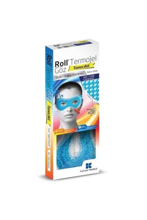 Roll Göz Maskesi Termojel Göz 9x23 Cm Tanecikli