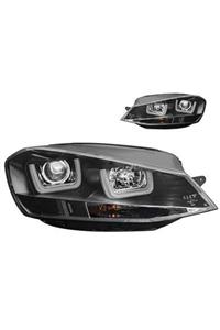 X POWER TUNİNG Volksvagen Golf 7 2012.2016 Mk7 Çift U Light Bar Ön Far