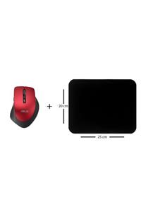 ASUS Wt425 Kablosuz Optik Sessiz Kırmızı Mouse + Mouse Pad