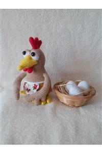 OYUNCAKPARK Yumurtacı Tavuk Amigurumi Organik Oyuncak