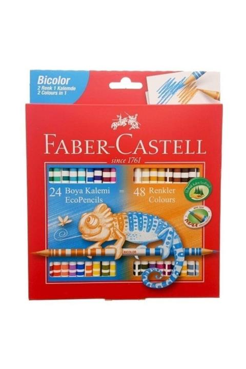 Faber Castell Faber-castell Bicolor Boya Kalemi, 48 Renk - 5171120624