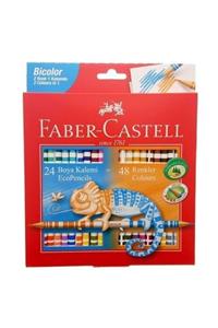 Faber Castell Faber-castell Bicolor Boya Kalemi, 48 Renk - 5171120624