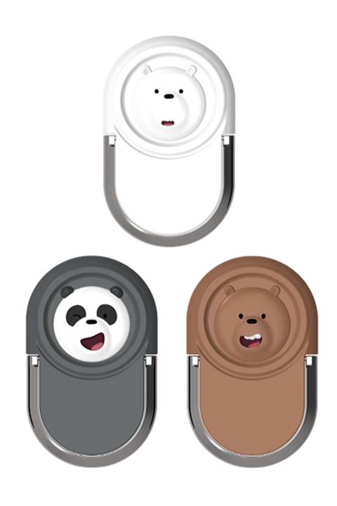 Miniso Mınıso We Bare Bears Standlı Telefon Yüzüğü