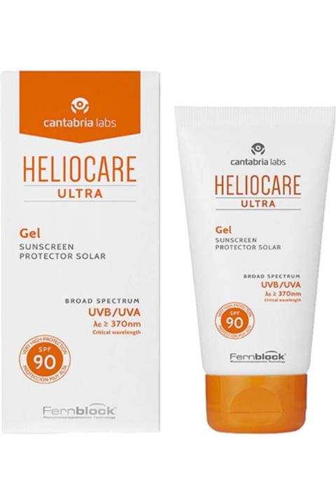 Heliocare Ultra Gel Spf 90+ 50 Ml Vitiligo Ve Akneli Ciltler Için Güneş Koruyucu Jel