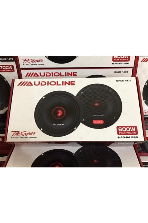 Audioline Ad-64 16 Cm Çifti 1200 Watt 300 Rms Midrange Xv Sound