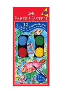 Faber Castell Büyük Hazneli Suluboya 12 Renk