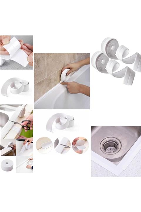 epazzar Su Sızdırmaz Banyo Mutfak Lavabo Küvet Izolasyon Şerit Bant