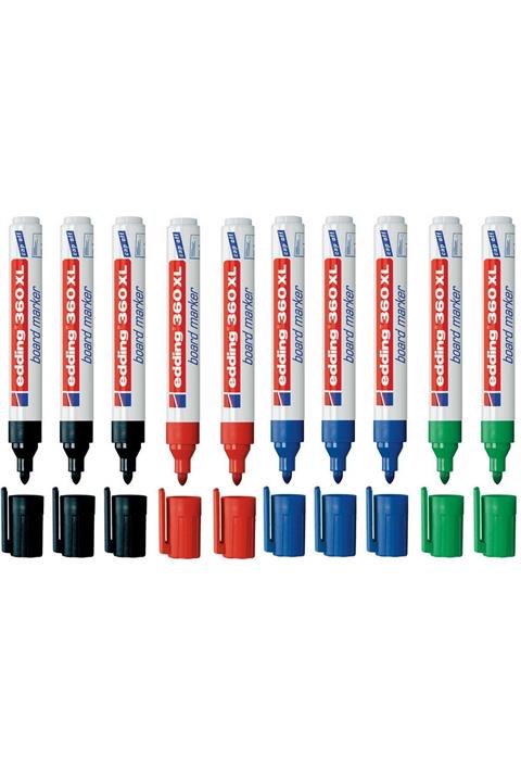 Edding 360 Beyaz Tahta Kalemi 10 Renk Set