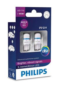 Philips Phılıps T10 X-treme Vision 8000k Cool Blue Led Ampulü 127998000kx