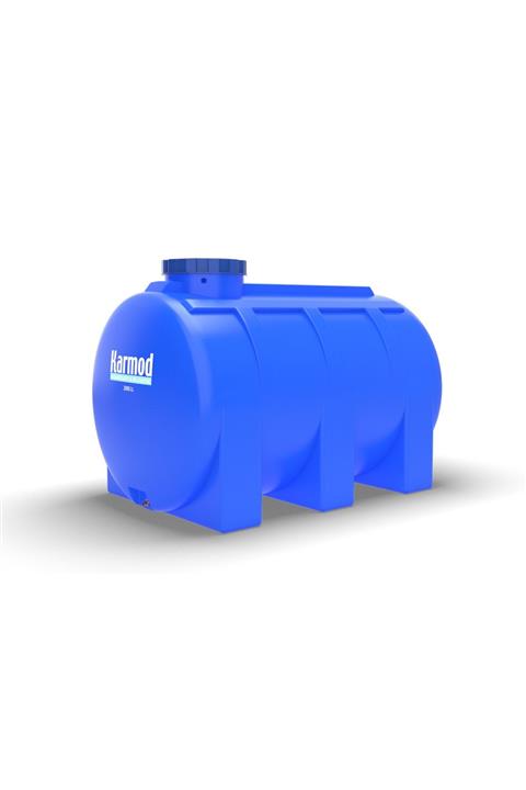 Karmod 2 Ton Polietilen Yatay Su Deposu - Mavi