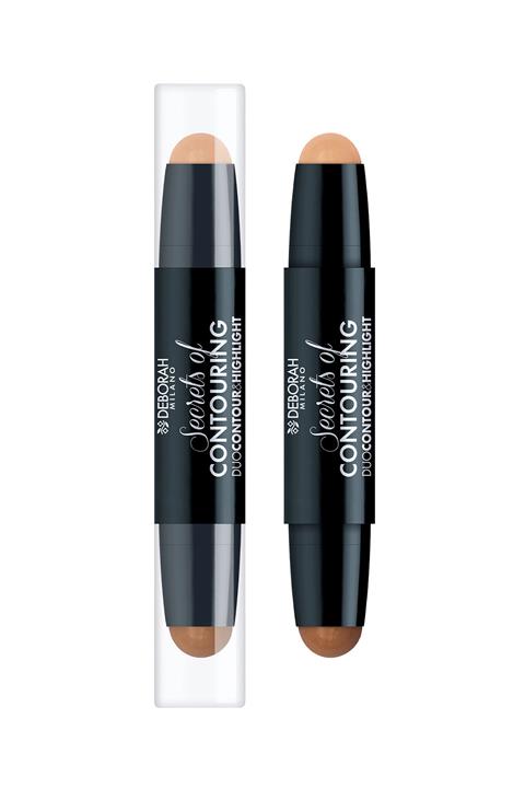 Deborah Duo Contour & Highlight No: 2 Dark Olive Skin 8009518285147