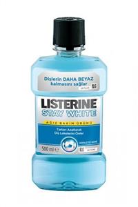 Listerine Stay White Serinletici Nane Aromalı Ağız Bakım Suyu 500ml