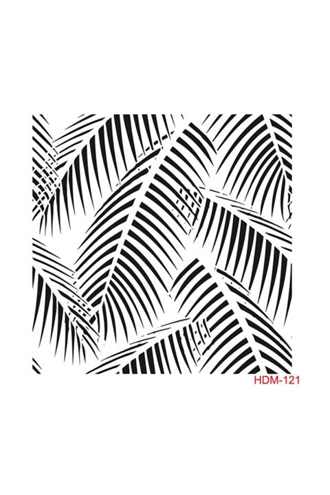 Cadence Yaprak Stencil (şablon) 25x25 Cm