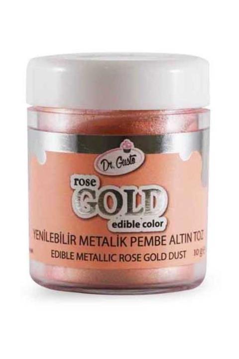 Gusto Dr Yenilebilir Metalk Toz Rose Gold 10g 1306