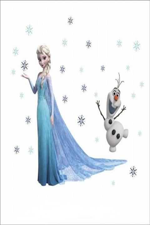 Kt Grup Elsa Olaf Frozen Karlar Ülkesi Duvar Çıkartması