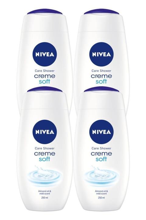 Nivea Creme Soft Banyo Ve Duş Jeli 250 Ml*4 Adet