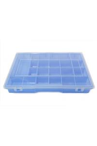 Prestij Boncuk Aren Açık Mavi Hobi Ve Boncuk Kutusu Organizer Büyük Boy 35*25cm