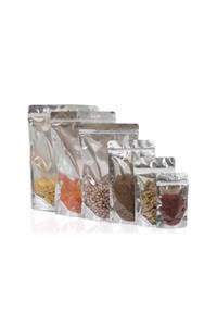 onlinepoşet Şeffaf Metalize Kilitli Doypack 250 Adet - 13x22,5 Cm