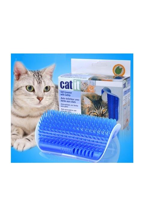 Easy Pet Catit Kedi Kaşınma Aparatı Mavi