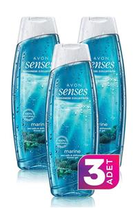 AVON Senses Marine Duş Jeli 500ml - 3'lü Paket