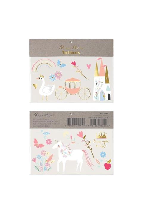 Meri Meri Prenses Geçici Dövmeler