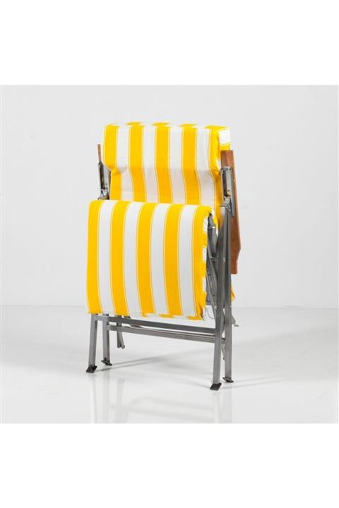 Tubix Katlanabilir Şezlong Sarı