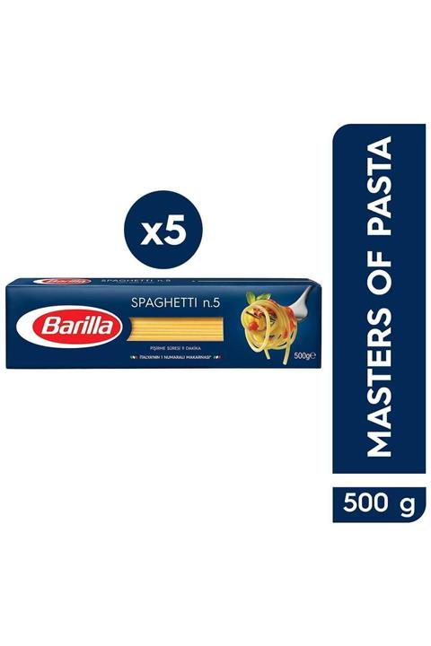 Barilla Spagetti 500 Gr X 5'li Paket