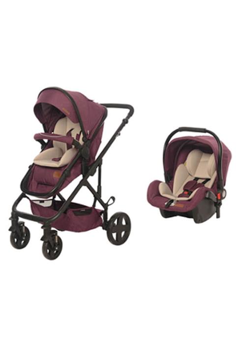 Baby2Go 8044 Spring Travel Sistem Bebek Arabası Mor