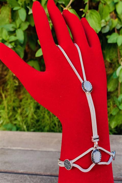 Artuklu Telkari Kadın Beyaz Mardin Midyat Hasırı El işi Sedef Taşlı Kadın Gümüş Şahmeran