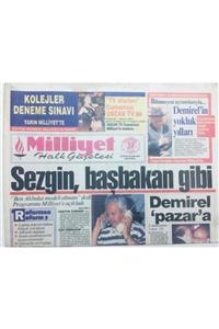 Gökçe Koleksiyon Milliyet Gazetesi 13 Mayıs 1993 - Demirel Pazarda, Anap'tan Inönü'ye Mektup Gz43057