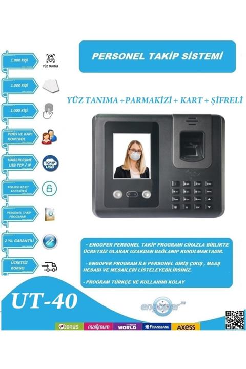 Pro Line Yüz Tanıma Parmak Izi Personel Takip Sistemi Eğitim Kurulum Dahil