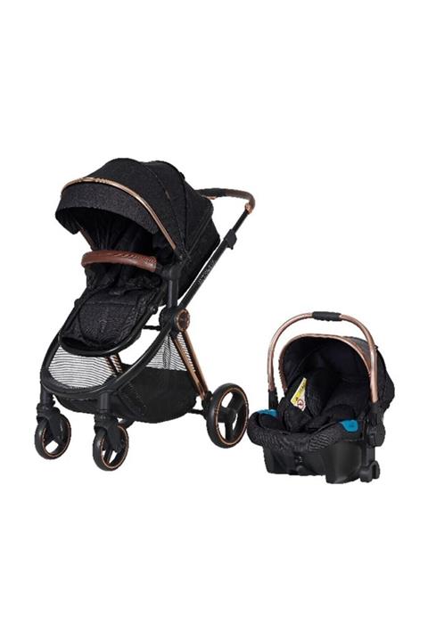 Prego 2098 Macan Travel Bebek Arabası Siyah